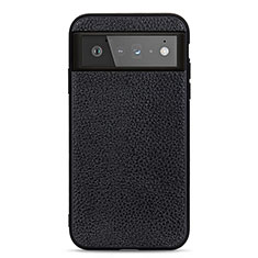 Funda Lujo Cuero Carcasa B05H para Google Pixel 6 5G Negro