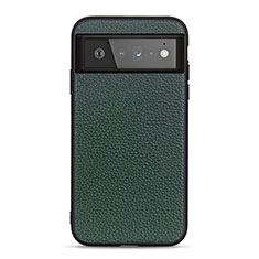 Funda Lujo Cuero Carcasa B05H para Google Pixel 6 5G Verde