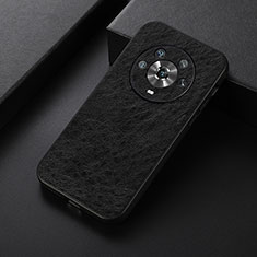 Funda Lujo Cuero Carcasa B05H para Huawei Honor Magic4 5G Negro