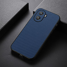 Funda Lujo Cuero Carcasa B05H para Huawei Honor X40i 5G Azul