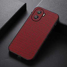 Funda Lujo Cuero Carcasa B05H para Huawei Honor X40i 5G Rojo