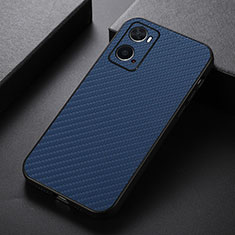 Funda Lujo Cuero Carcasa B05H para Oppo A36 Azul