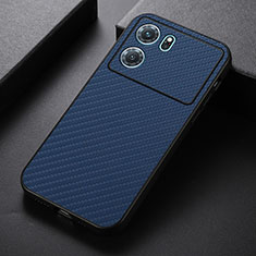 Funda Lujo Cuero Carcasa B05H para Oppo K10 5G Azul