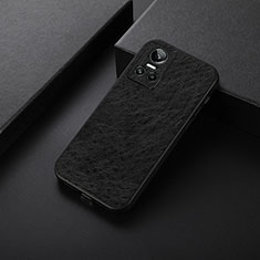 Funda Lujo Cuero Carcasa B05H para Realme GT Neo3 5G Negro