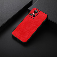 Funda Lujo Cuero Carcasa B05H para Realme GT Neo3 5G Rojo