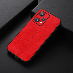 Funda Lujo Cuero Carcasa B05H para Realme Q5 5G Rojo