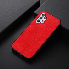 Funda Lujo Cuero Carcasa B05H para Samsung Galaxy A32 5G Rojo