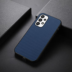 Funda Lujo Cuero Carcasa B05H para Samsung Galaxy A73 5G Azul