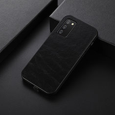 Funda Lujo Cuero Carcasa B05H para Samsung Galaxy M02s Negro