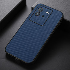 Funda Lujo Cuero Carcasa B05H para Vivo iQOO Neo6 5G Azul