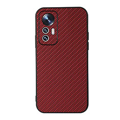 Funda Lujo Cuero Carcasa B05H para Xiaomi Mi 12 Lite 5G Rojo