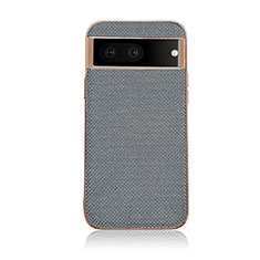 Funda Lujo Cuero Carcasa B06H para Google Pixel 6a 5G Gris