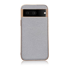 Funda Lujo Cuero Carcasa B06H para Google Pixel 7 5G Plata