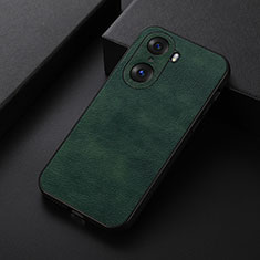 Funda Lujo Cuero Carcasa B06H para Huawei Honor 60 5G Verde