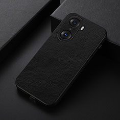 Funda Lujo Cuero Carcasa B06H para Huawei Honor 60 Pro 5G Negro