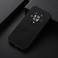 Funda Lujo Cuero Carcasa B06H para Huawei Honor Magic4 5G Negro