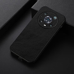 Funda Lujo Cuero Carcasa B06H para Huawei Honor Magic4 Pro 5G Negro