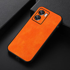 Funda Lujo Cuero Carcasa B06H para OnePlus Nord N300 5G Naranja