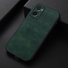 Funda Lujo Cuero Carcasa B06H para Oppo A36 Verde