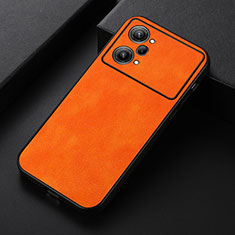 Funda Lujo Cuero Carcasa B06H para Oppo K10 Pro 5G Naranja