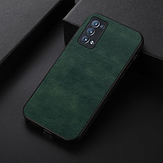 Funda Lujo Cuero Carcasa B06H para Oppo Reno6 Pro+ Plus 5G Verde