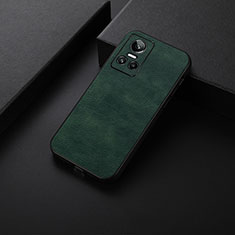 Funda Lujo Cuero Carcasa B06H para Realme GT Neo3 5G Verde