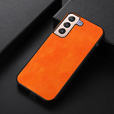 Funda Lujo Cuero Carcasa B06H para Samsung Galaxy S24 Plus 5G Naranja