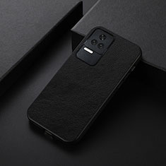 Funda Lujo Cuero Carcasa B06H para Xiaomi Poco F4 5G Negro