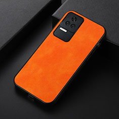 Funda Lujo Cuero Carcasa B06H para Xiaomi Redmi K50 Pro 5G Naranja