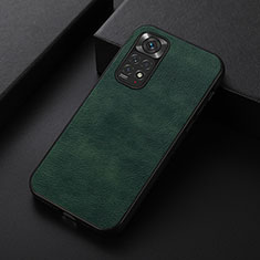 Funda Lujo Cuero Carcasa B06H para Xiaomi Redmi Note 11 4G (2022) Verde