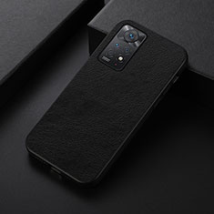 Funda Lujo Cuero Carcasa B06H para Xiaomi Redmi Note 11 Pro 4G Negro