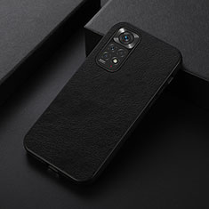 Funda Lujo Cuero Carcasa B06H para Xiaomi Redmi Note 11S 4G Negro