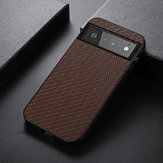 Funda Lujo Cuero Carcasa B07H para Google Pixel 6 5G Marron