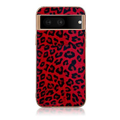 Funda Lujo Cuero Carcasa B07H para Google Pixel 7 5G Rojo