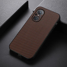 Funda Lujo Cuero Carcasa B07H para Huawei Honor 50 SE 5G Marron