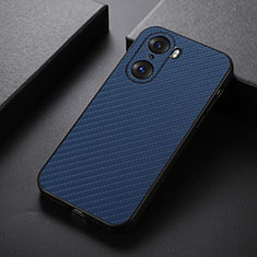 Funda Lujo Cuero Carcasa B07H para Huawei Honor 60 5G Azul