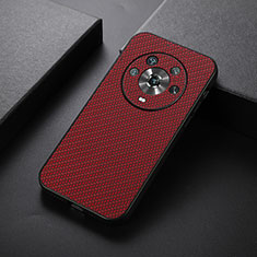 Funda Lujo Cuero Carcasa B07H para Huawei Honor Magic4 5G Rojo