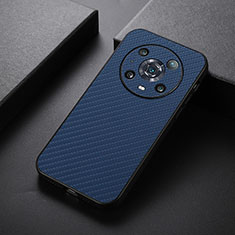 Funda Lujo Cuero Carcasa B07H para Huawei Honor Magic4 Pro 5G Azul