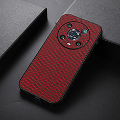 Funda Lujo Cuero Carcasa B07H para Huawei Honor Magic4 Pro 5G Rojo