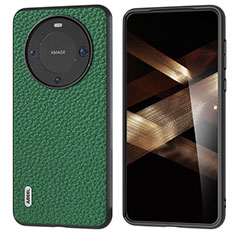 Funda Lujo Cuero Carcasa B07H para Huawei Mate 60 Pro+ Plus Verde