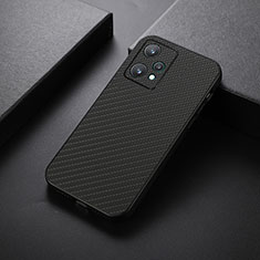 Funda Lujo Cuero Carcasa B07H para Realme Q5 5G Negro