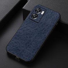 Funda Lujo Cuero Carcasa B07H para Realme Q5i 5G Azul