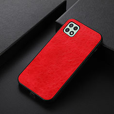 Funda Lujo Cuero Carcasa B07H para Samsung Galaxy A22s 5G Rojo