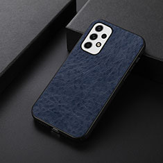 Funda Lujo Cuero Carcasa B07H para Samsung Galaxy A23 4G Azul