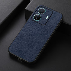 Funda Lujo Cuero Carcasa B07H para Vivo T1 5G Azul