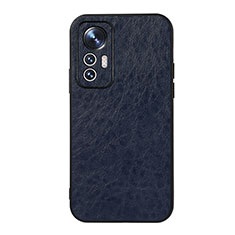 Funda Lujo Cuero Carcasa B07H para Xiaomi Mi 12 5G Azul