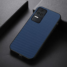 Funda Lujo Cuero Carcasa B07H para Xiaomi Poco F4 5G Azul