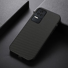 Funda Lujo Cuero Carcasa B07H para Xiaomi Redmi K40S 5G Negro