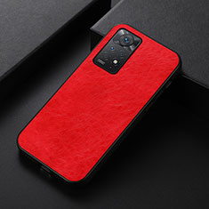 Funda Lujo Cuero Carcasa B07H para Xiaomi Redmi Note 12 Pro 4G Rojo