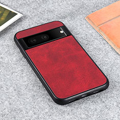 Funda Lujo Cuero Carcasa B08H para Google Pixel 7 5G Rojo